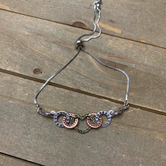 handmade Jewelry - Handmade Heart Link Adjustable Bracelet